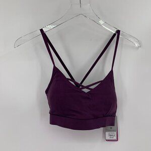 Colosseum sports training bra athletic C-Dri moisture wicking purple new medium